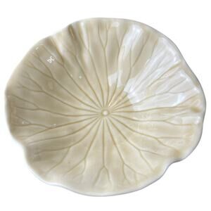 Vintage Metlox Poppytrail Lotus Sand‎ Salad Bowl 7”